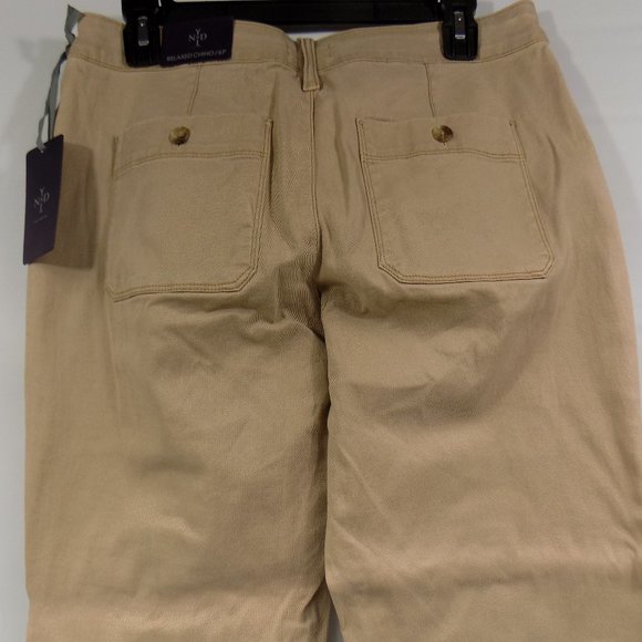 NYDJ Not Your Daughters Jeans Reese Relaxed Chino Pant Size 6P Quicksand NWT - Picture 6 of 12